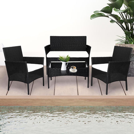 Levede 4PCS Outdoor Furniture Setting-1975420434157539335