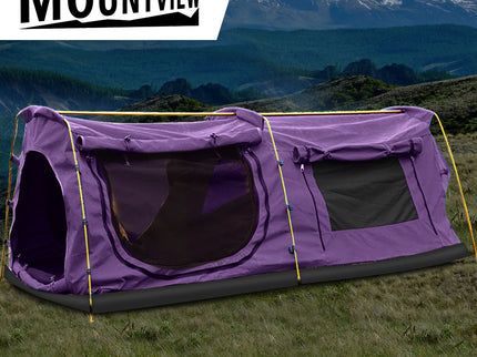 Mountview King Single Swag Camping Swags Purple-1864184689493938183