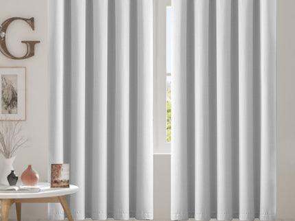 2x Blockout Curtains Panels 3 Layers Grey-1942353382530486278