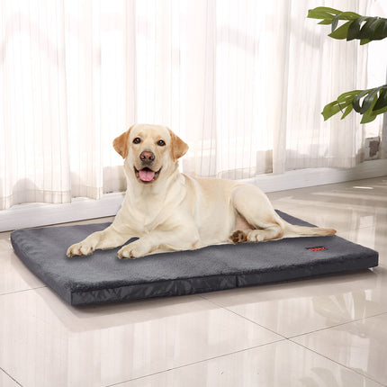 PaWz Pet Bed Foldable Dog Puppy Beds Grey Large-1973193901636456455
