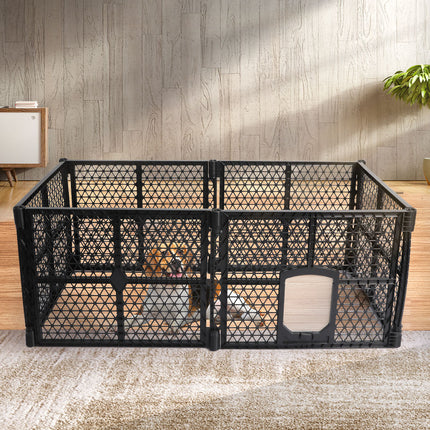 PaWz Pet Playpen Folding Dog Plastic M Medium-1975420453744939015