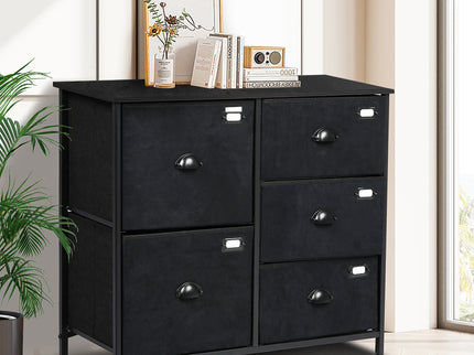 Levede Chest of 5 Drawers Storage Cabinet-1917016729469456390