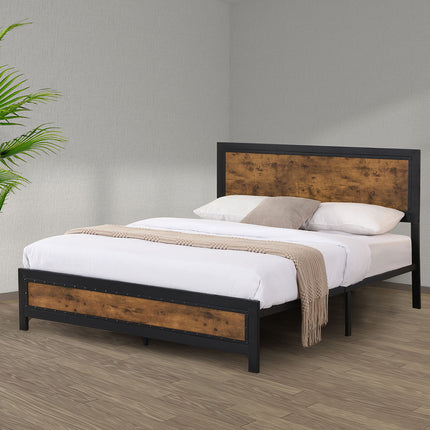 Levede Metal Bed Frame Mattress Base Queen-1975420520501481478