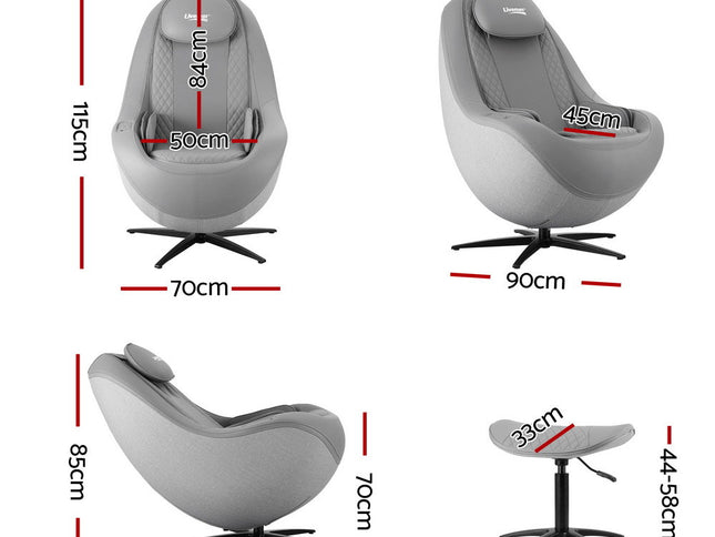 Livemor Massage Chair Electric Recliner Home Massager 3D ROLI