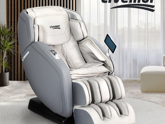Livemor 4D Massage Chair Electric Recliner Home Massager Gary
