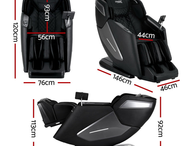 Livemor 4D Massage Chair Electric Recliner Home Massager Black