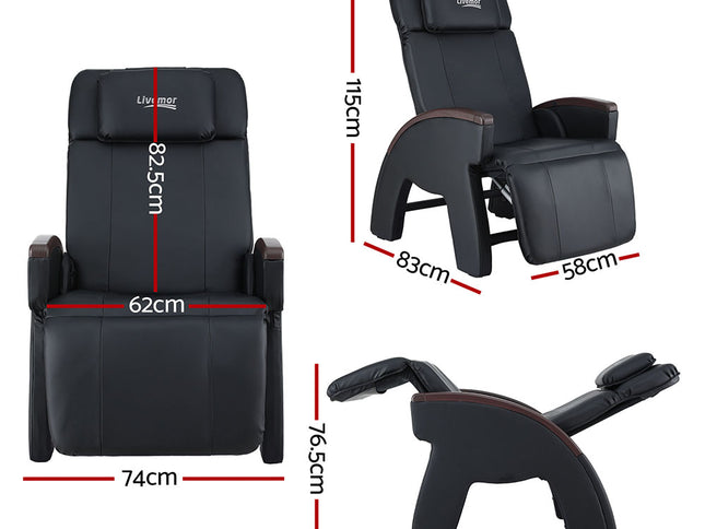 Livemor Massage Chair Electric Recliner Home Massager ARIA