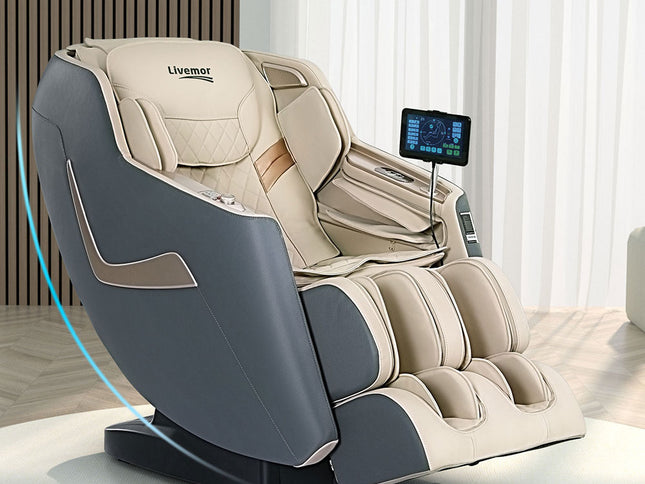 Livemor Massage Chair Electric Recliner Home Massager 3D Opal
