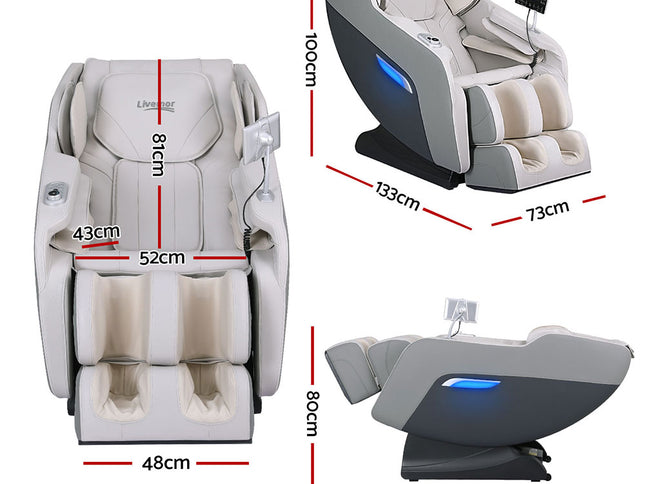Livemor Massage Chair Electric Recliner Home Massager Brisa