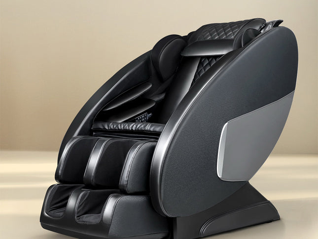 Livemor Massage Chair Electric Recliner Massager Black Ellmue