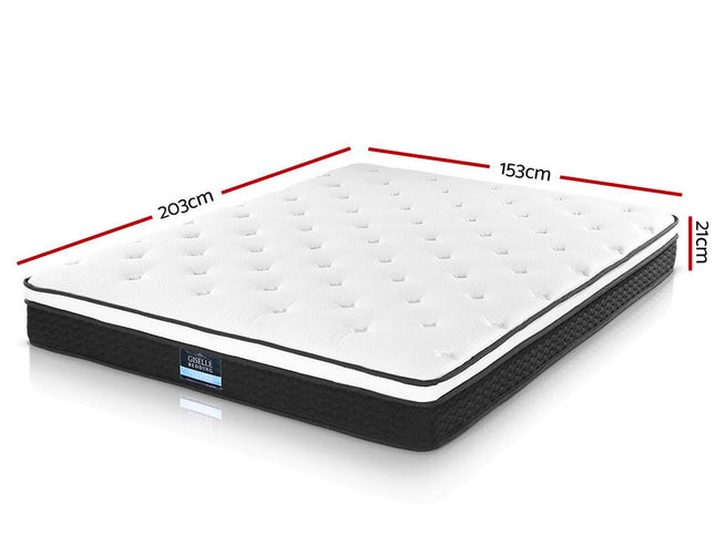 Giselle Bedding 21cm Mattress Euro Top Queen