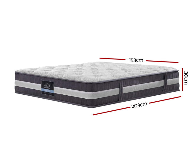 Giselle Bedding 30cm Mattress Pocket Spring Queen