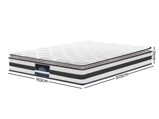 Giselle Bedding 21cm Mattress Pillow Top Queen