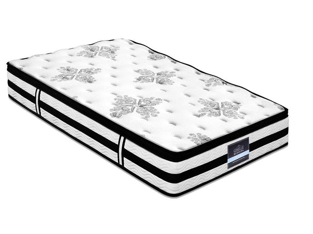Giselle Bedding 34cm Mattress Euro Top Pocket Spring King Single