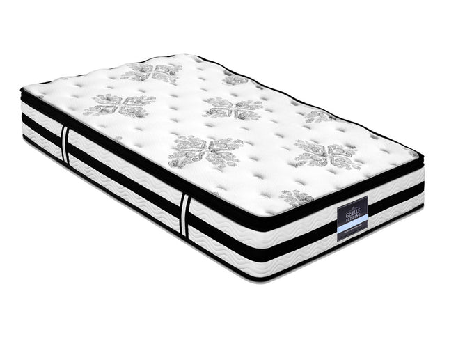Giselle Bedding 34cm Mattress Euro Top Pocket Spring Single