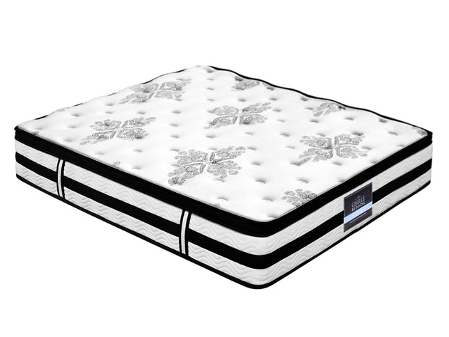 Giselle Bedding 34cm Mattress Euro Top Pocket Spring Super King