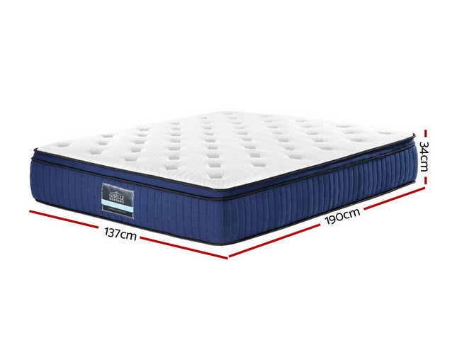 Giselle Bedding 34cm Mattress Cool Gel Memory Foam 7 Zone Double