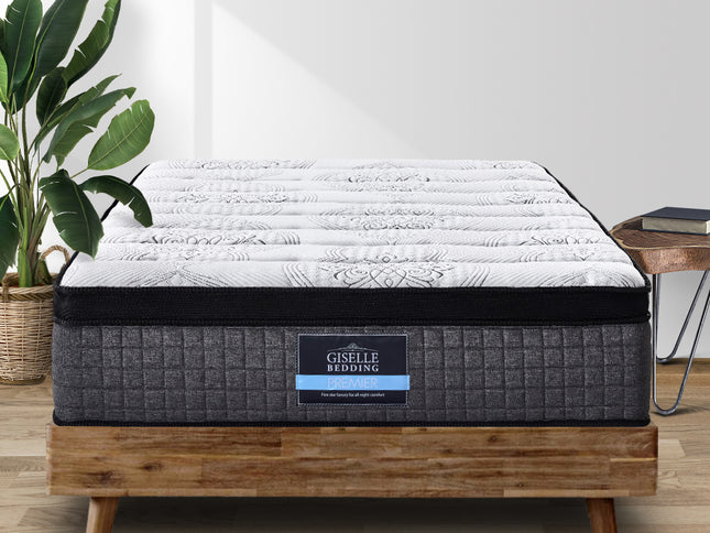 Giselle Bedding 34cm Mattress 9 Zone Latex Foam Queen