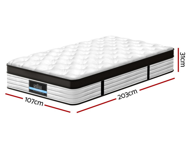Giselle Bedding 31cm Mattress Euro Top King Single