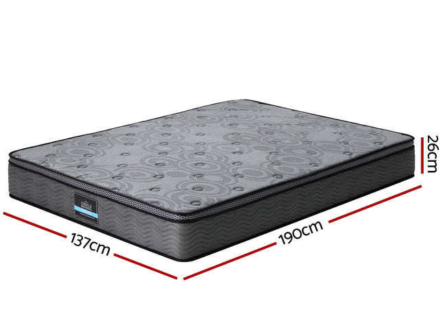 26cm Mattress Bed Giselle Double