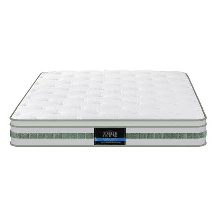 20cm Giselle Mattress Double Green Tea Mattresses