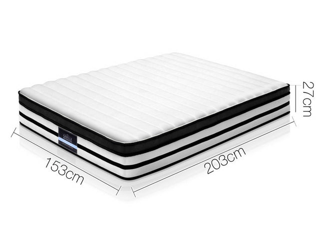 Giselle Bedding 27cm Mattress Euro Top Queen