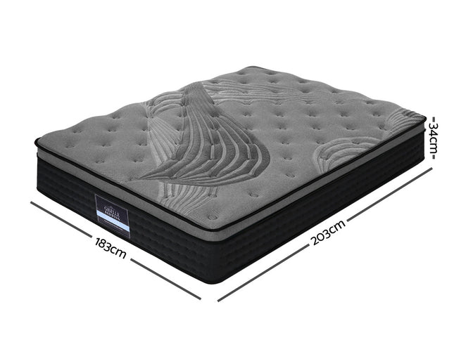 Giselle Bedding 34cm Mattress Bamboo Cover King