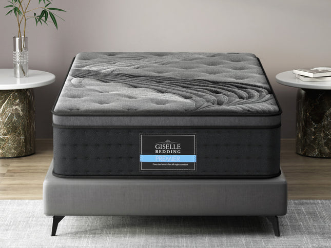 Giselle Bedding 34cm Mattress Bamboo Cover King Single