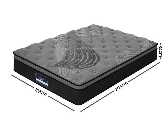 Giselle Bedding 34cm Mattress Bamboo Cover Queen