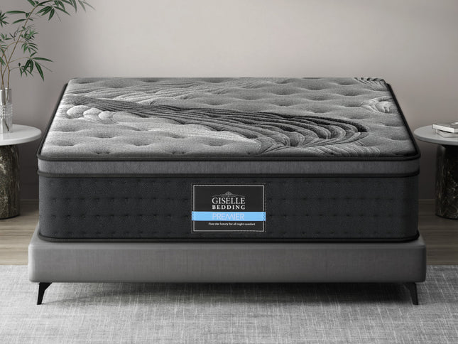 Giselle Bedding 34cm Mattress Bamboo Cover Queen