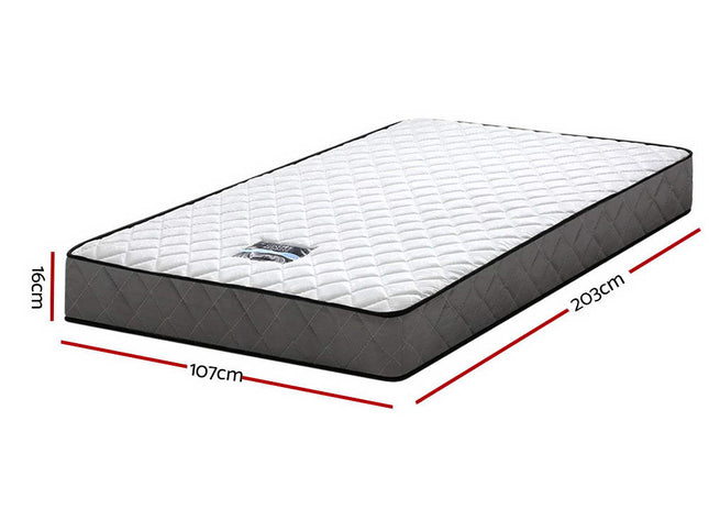 Giselle Bedding 16cm Mattress Tight Top King Single