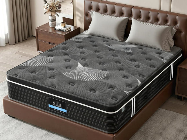 Giselle Bedding 35cm Mattress Graphene Memory Foam Medium Firm Euro Top Mattresses King