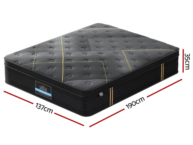 35cm Giselle Mattress Double Bed Bamboo Pocket Firm Foam