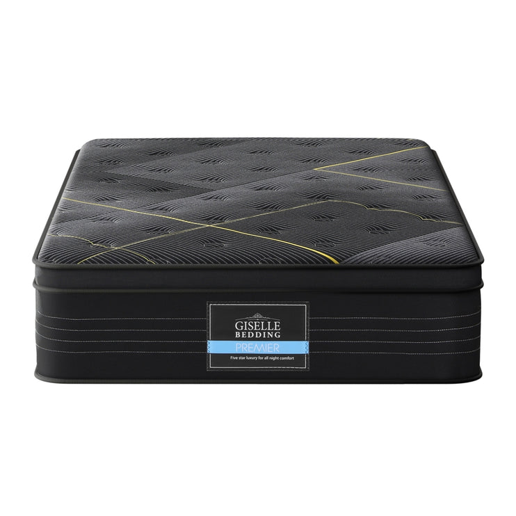 35cm Giselle Mattress King Single Bed Bamboo Pocket Firm Foam