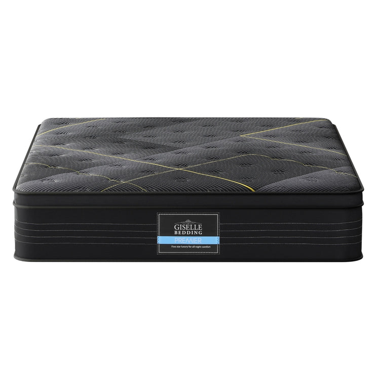 35cm Giselle Mattress Queen Bed Bamboo Pocket Firm Foam