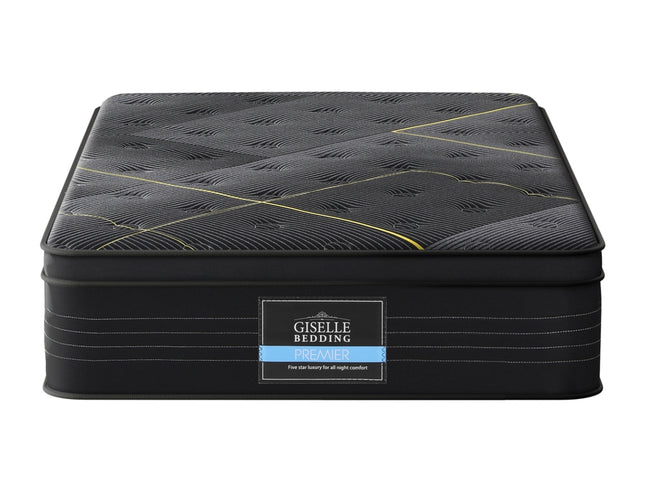 35cm Giselle Mattress Single Bed Bamboo Pocket Firm Foam