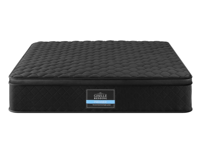 Giselle Bedding Mattress 34cm 5-Zone Pocket Spring Egg-crate Memory Foam Double