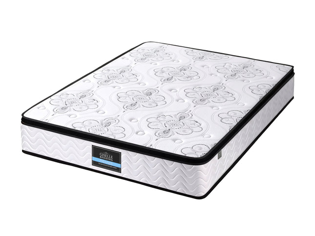 Giselle Bedding 30cm Mattress Pocket Spring Medium Firm Foam Euro Top Queen