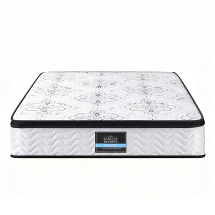 Giselle Bedding 30cm Mattress Pocket Spring Medium Firm Foam Euro Top Queen