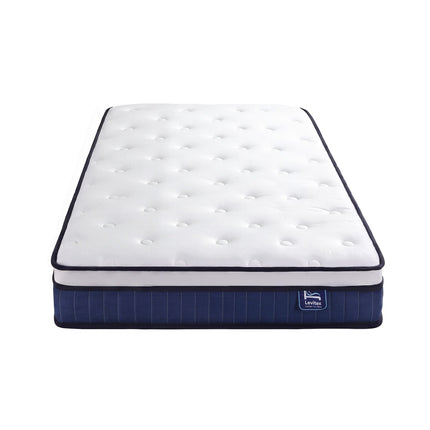 Levitex King Single Mattress 23CM With Pocket Spring & Cooling Gel Foam, Medium-Firm Full-Body Support, Mattresses In A Box