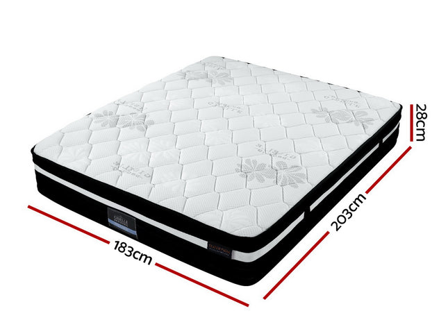 Giselle Bedding 28cm Mattress Super Firm King