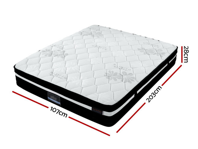 Giselle Bedding 28cm Mattress Super Firm King Single