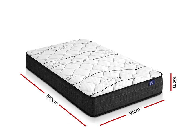 Giselle Bedding 16cm Mattress Medium Firm Single