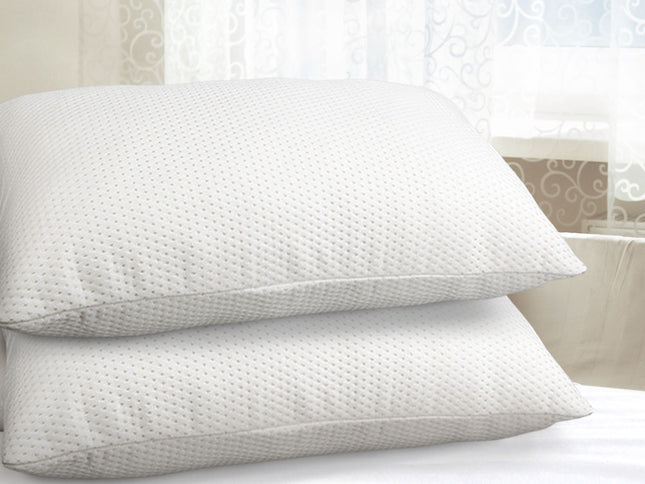 Giselle Bedding Memory Foam Pillow 19cm Thick Twin Pack