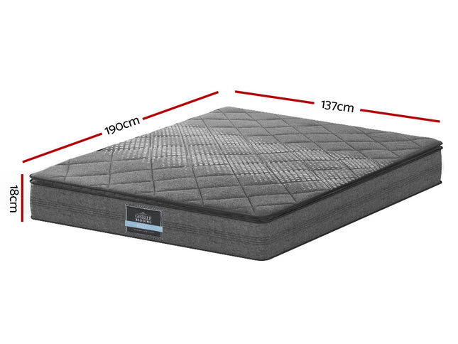 Giselle Bedding 18cm Mattress Pillow Top Double