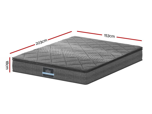 Giselle Bedding 18cm Mattress Pillow Top Queen
