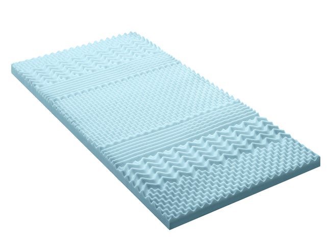 Giselle Bedding 5cm Memory Foam Mattress Topper 7-Zone King Single