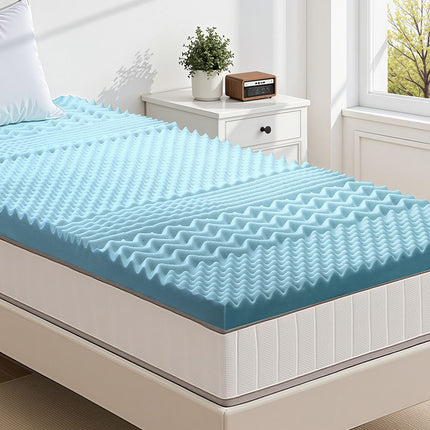 Giselle Bedding 5cm Memory Foam Mattress Topper 7-Zone King Single