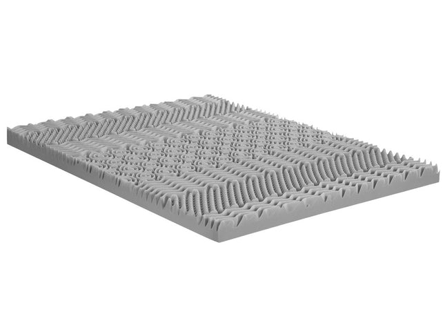 Giselle Bedding 8cm Memory Foam Mattress Topper 7-Zone Graphite Queen
