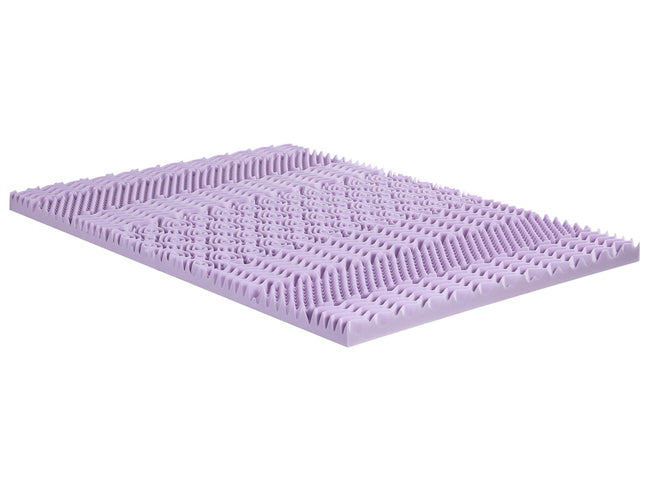 Giselle 8cm Memory Foam Mattress Topper Lavender Infused Bamboo Cover 7-Zone Double